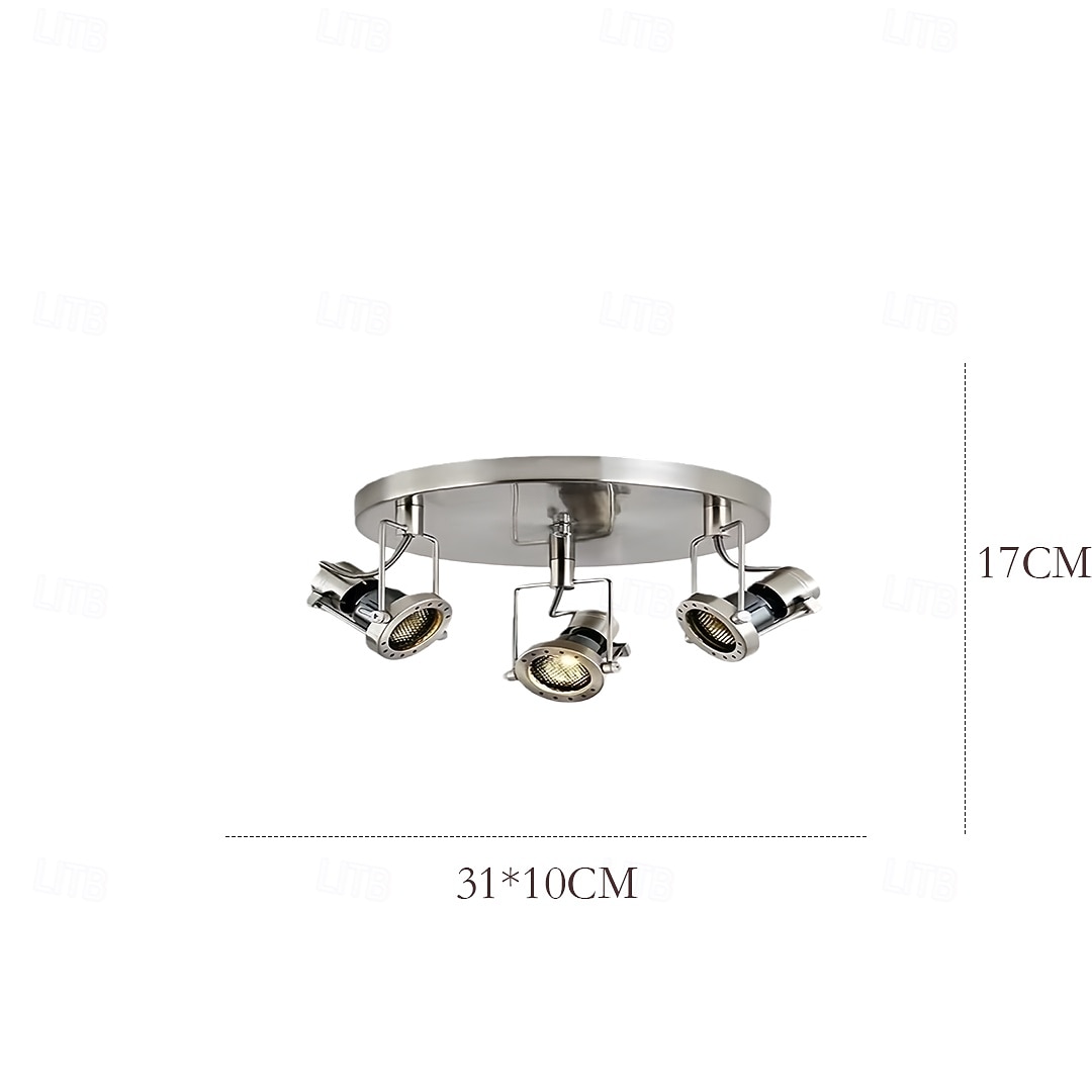10 cm Regulável Luzes de Tecto Metal Estilo Artístico Galvanizar Artistíco 110-120V 220-240V de 2026 por $80.99 –P3