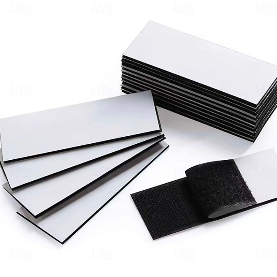 50 יחידות סרט וו ולולאה עמיד לשימוש חוזר עם גב דבק חזק - ללא צורך בקידוח, הסרה ללא נזק - אידיאלי לתליית תמונות, שלטים, מודעות - מתאים לשימוש בבית, במשרד ובסדנה 2026 - $16.99 –P5