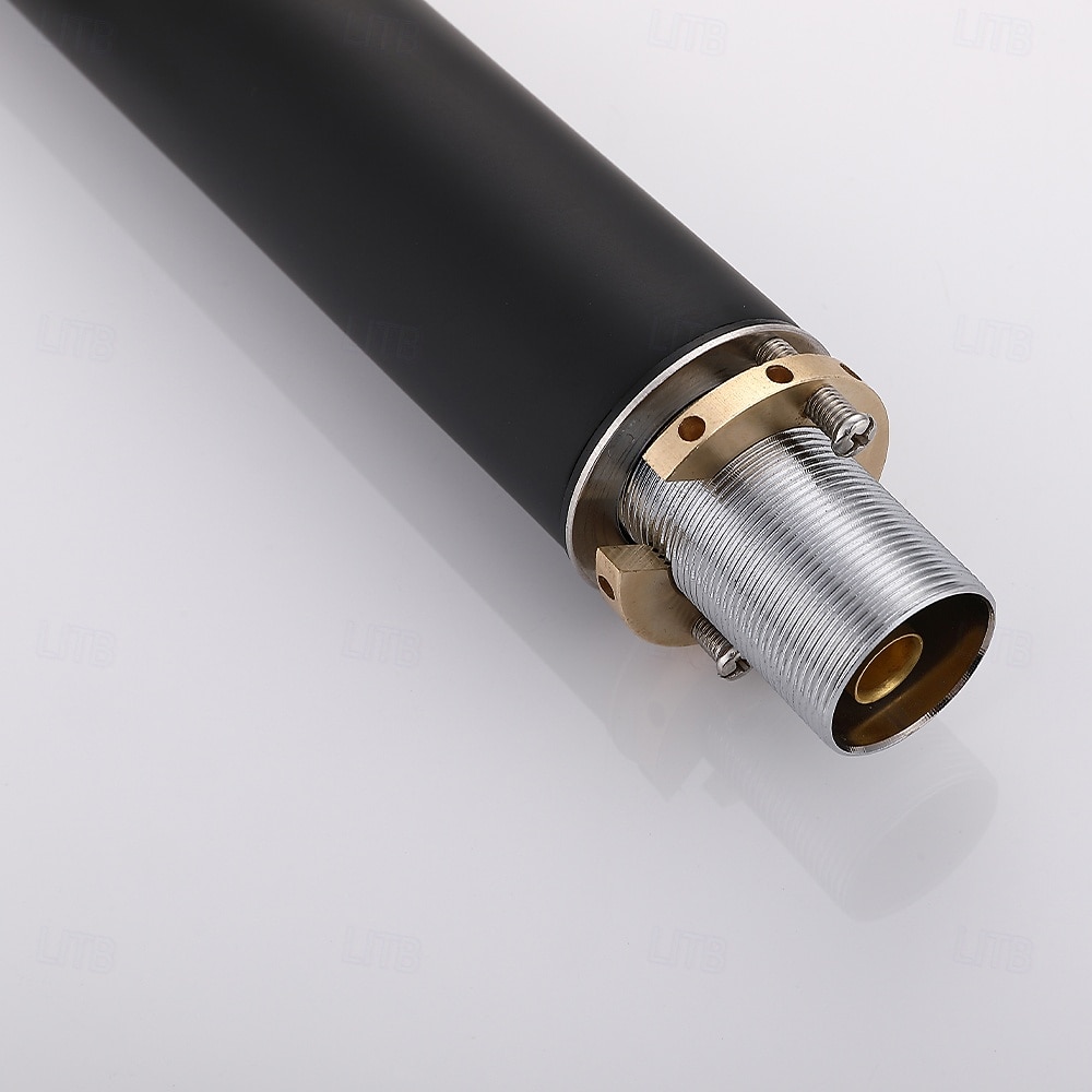 Классический однорычажный смеситель для раковины в ванной комнате с гальваническим покрытием, однорычажный, с одним отверстием, черного цвета. 2026 - ₩327234 –P13