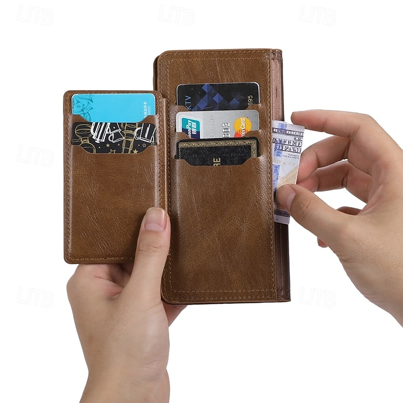 telefono Custodia Per Samsung Galaxy S26 S26 Plus S26 Ultra Custodia Portafoglio Cerniera Protezione Completa Cavalletto Retrò Pelle PU del 2026 a $20.99 –P17