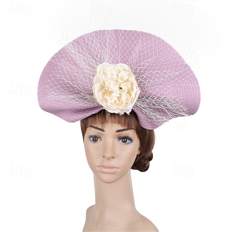 Fascinator Carta pura Matrimonio Compleanno Vintage Carino Retrò Con Fiore Tulle Copricapo Copricapo del 2026 a $34.99 –P3