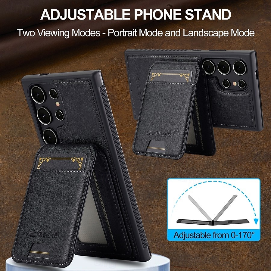 Phone Case For Samsung Galaxy S26 S26 Plus S26 Ultra Back Cover Magnetic Adsorption Wallet Case with Stand Holder Detachable Support Wireless Charging Retro PU Leather 2026 - $21.99 –P9
