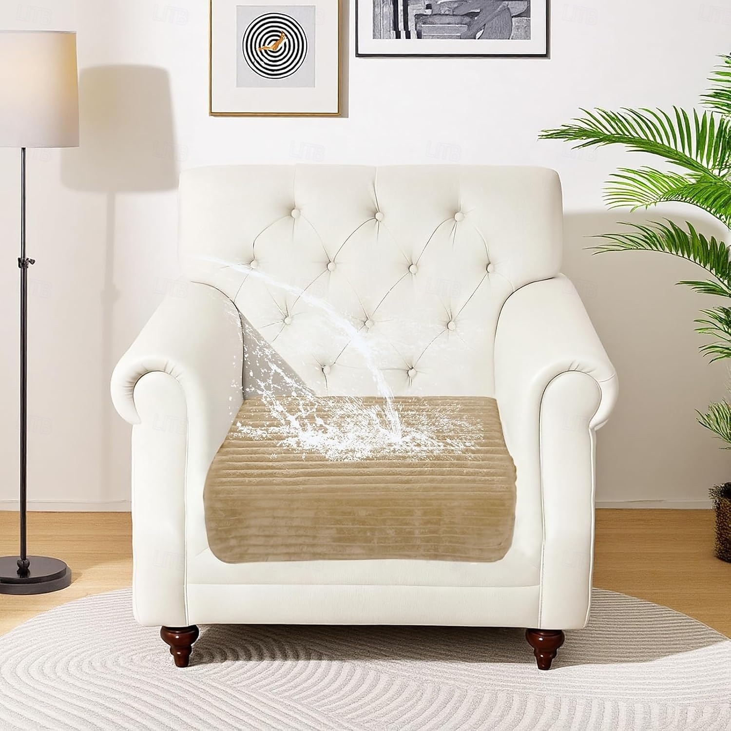 100% Waterproof Couch Cover, Couch Covers for Dogs Washable, Non Slip Sectional Couch Covers for 3 Cushion Sofa Pet Friendly, Sofa Covers Protector, Dog Bed Cover 2026 - $18.99 –P16