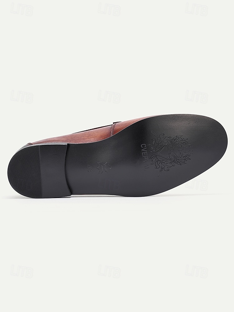 Chaussures habillées Oxford en cuir pour homme – élégantes et raffinées pour les mariages, les événements formels et les occasions spéciales, parfaites pour le marié et ses invités. de 2026 ? $89.99 –P10