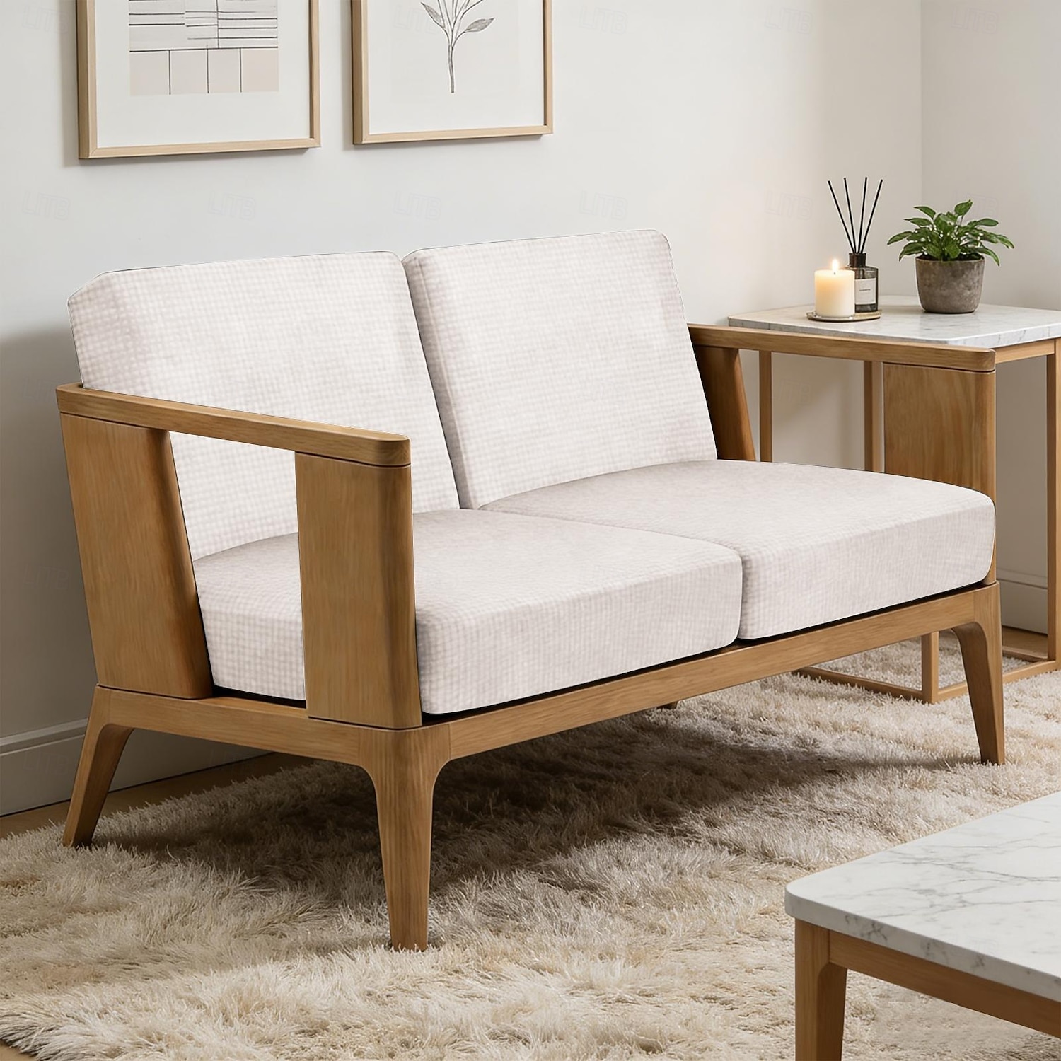 4 stuks stretch kussenhoezen voor buiten, 100% waterdicht, vervangende hoezen voor tuinbanken en -sofa's, wasbare en herbruikbare meubelbeschermers. 2026 - $45.99 –P16