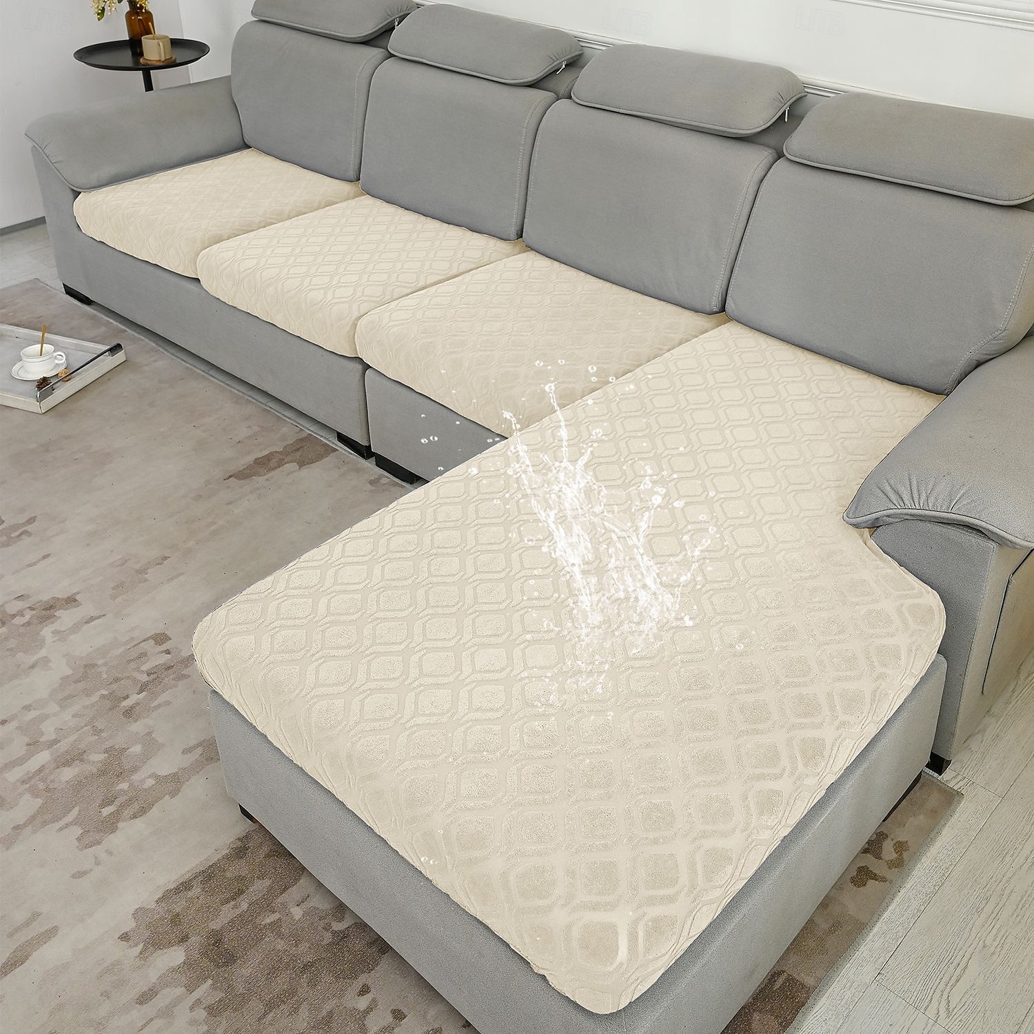 wasserdichte Terrassen-Sofakissenhülle, wetterfester Sofasitzschutz, tier- und kratzfester Möbelbezug 2026 - $23.99 –P8