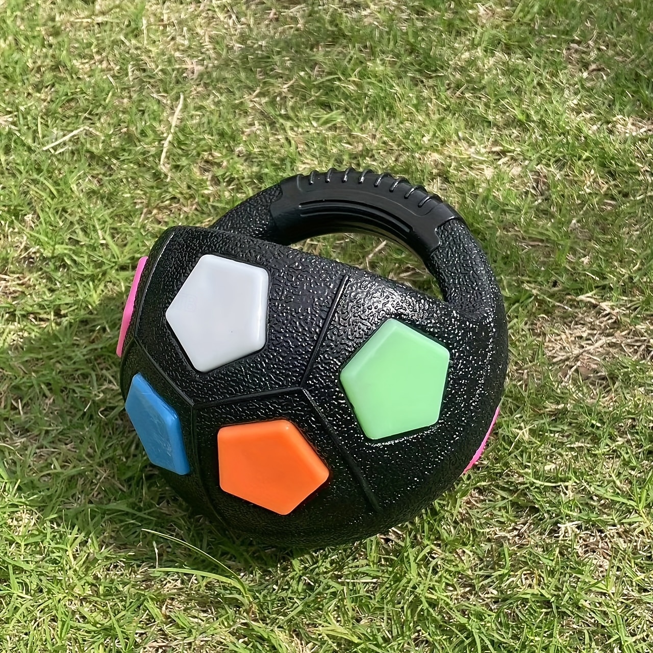 1 palla giocattolo per cani in TPR resistente, interattiva e squittente, per digrignare i denti &addestramento, razza media consigliata, non necessita di batteria del 2026 a $30.99 –P1