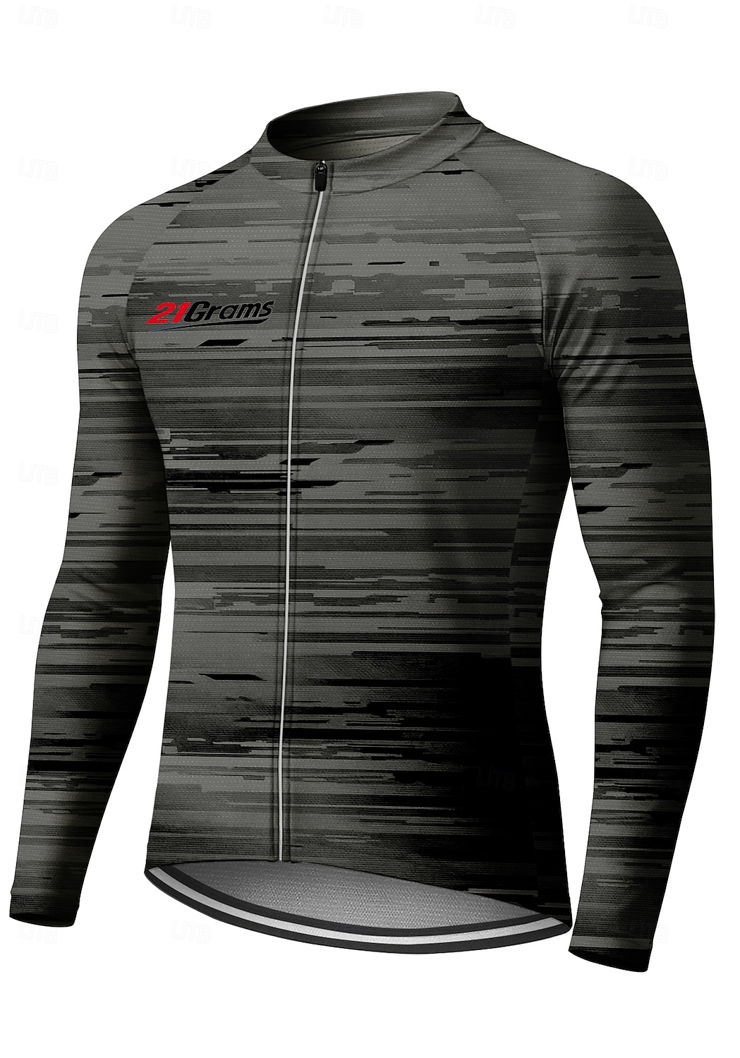 Άντρες Φανέλα ποδηλασίας Ντάουνιλ Τζέρσεϋ Γεωμετρικό Αφηρημένο Χρώμα αντίθεσης Μακρυμάνικο Ποδήλατο Μπλουζάκι Αθλητική μπλούζα Ρούχα συμπίεσης με 3 πίσω τσέπες Ποδηλασία Βουνού Ποδηλασία Δρόμου 2026 - $32.99 –P8