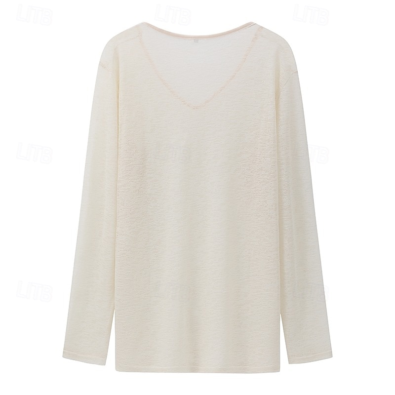 Ανδρικά Μπλουζάκι Κοντομάνικα Μπλουζάκι μπλουζάκι Μακρυμάνικο πουκάμισο Μακρυμάνικο Λαιμόκοψη V Καλοκαίρι Άνοιξη Όλες οι εποχές Σκέτο Με Υφή Μοντέρνα Υψηλής Ποιότητας Βασικό Κλασσικό Causal 2026 - $16.49 –P5