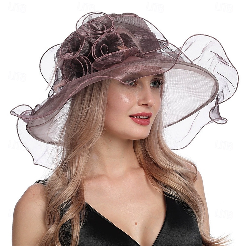Derby Hut Kirchenhut Kentucky Derby Hut Dame Edelfrau Kostüm Damen Derby Ascot Pferderennfestival Erwachsene Hut Frühling & Sommer 2026 - $36.99 –P9