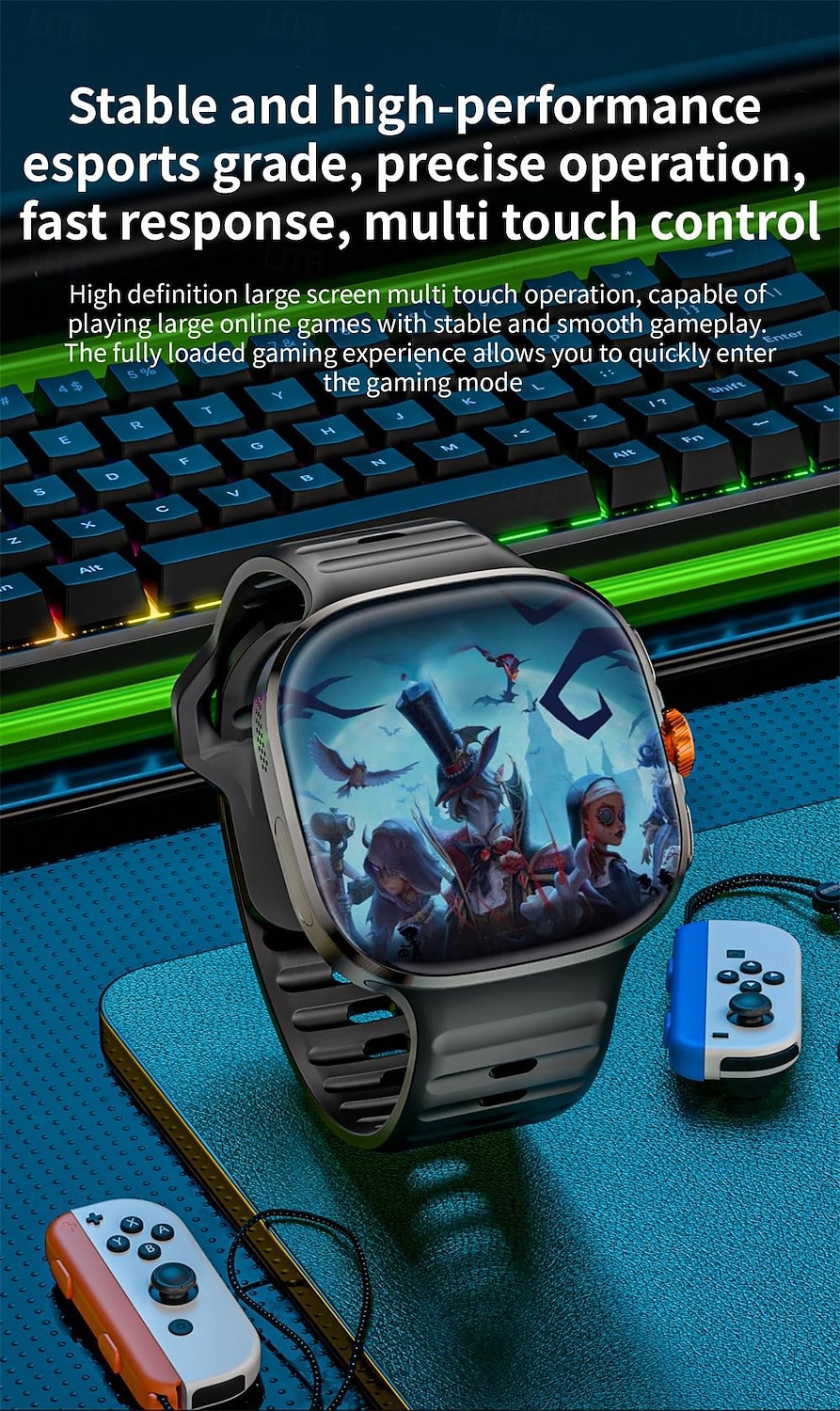 LOKMAT APPLLP 6 MAX Smart Watch 2.16 inch 4G LTE Cellular Smartwatch Phone Pedometer Call Reminder Sleep Tracker Compatible with Android iOS Unisex GPS Hands-Free Calls Media Control IPX-4 48mm Watch 2026 - $213.09 –P10