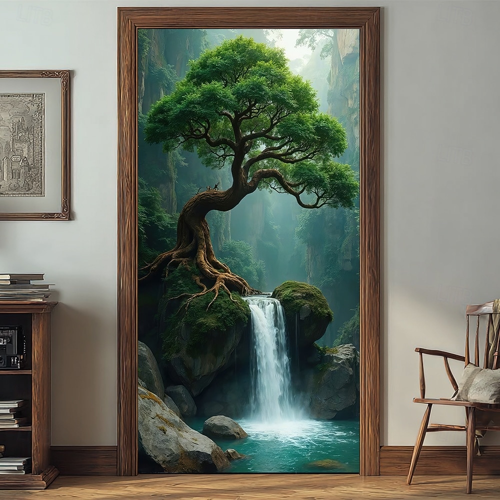 Affischer Dörrskydd Utomhus banderoller 森林 3D Fest Studentboende Tonårsrum Killar Man Cave Frat Sovrum Bakgrundsfotografering Ytterdörr Heminredning 2026 - $17.99 –P6