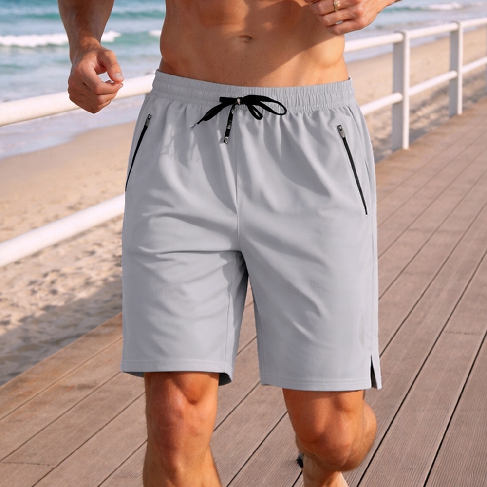 Voor heren Hardloopshorts Atletische shorts Sportbroek Trekkoord Zak Short / Broekje Casual Dagelijks Buiten Zomer Reflecterend Lichtgewicht Ademend Sportschooltraining Joggen Hardlopen Normale 2026 - $13.99 –P5