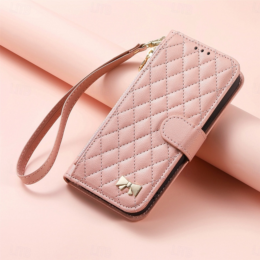 Phone Case For Samsung Galaxy S26 S26 Plus S26 Ultra Wallet Case Flip Cover Zipper with Wrist Strap Kickstand Retro TPU PU Leather 2026 - $19.99 –P25