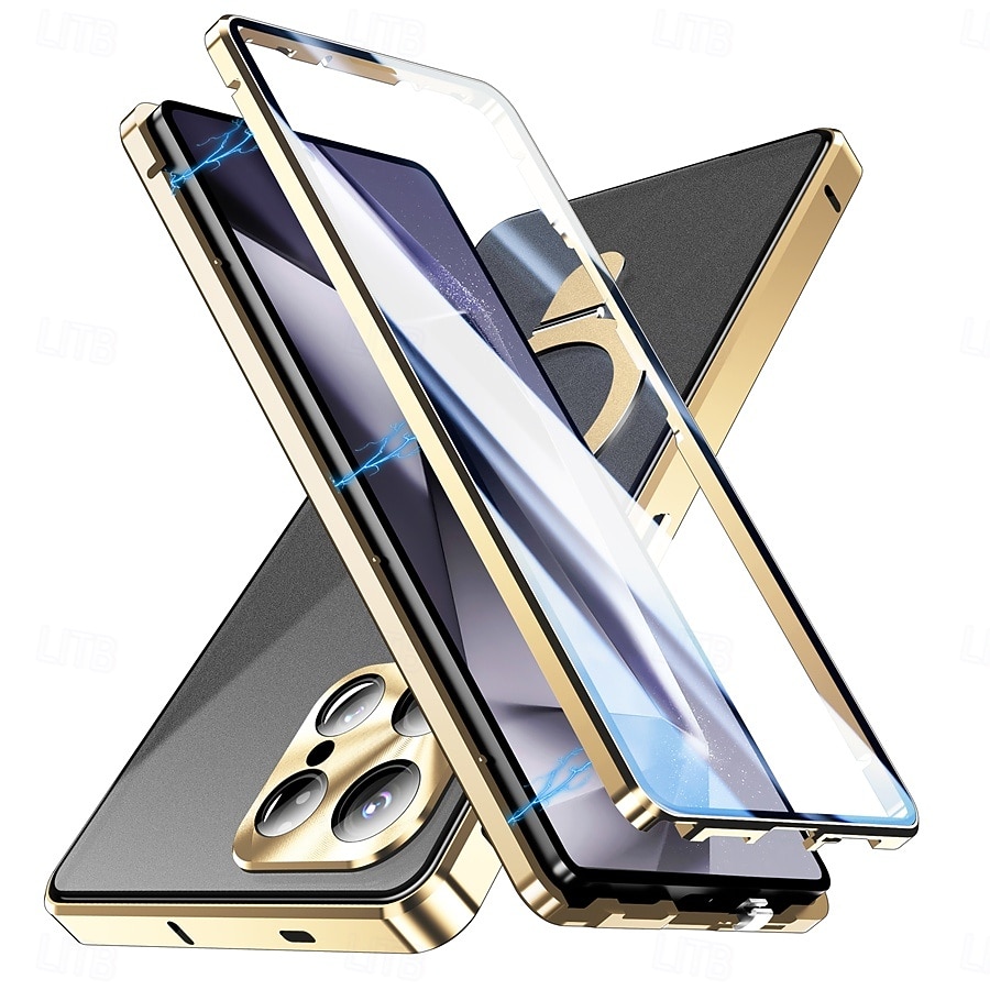 teléfono Funda Para Samsung galaxia S26 Ultra S25 Ultra Estuche delgado Desmontable y protector de pantalla Soporte para Anillo Aleación de aluminio 2026 - $32.99 –P15