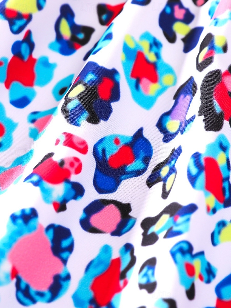 Kinder Mädchen Badeanzug Outdoor Strand Grafik Urlaub Tropisch Mode Badeanzüge Ab 4 Jahren Sommer Blau Purpur 2026 - $21.99 –P8