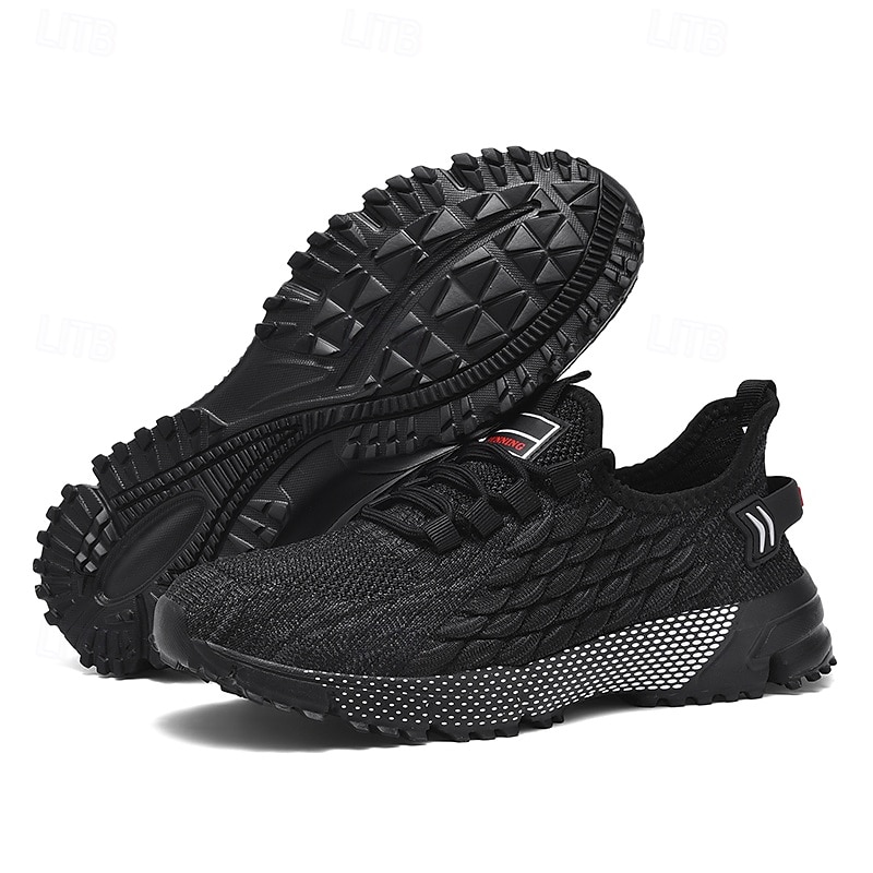 Chaussures de sport pour hommes, en maille bleu marine, respirantes et flexibles, idéales pour la course, la marche et les activités de plein air décontractées. de 2026 ? $46.99 –P1