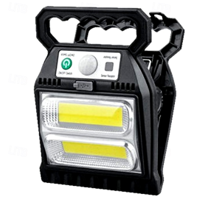 Tragbare Solar-Klemmleuchte, solarbetriebene Klemmleuchte für den Außenbereich, wasserdicht, mit Bewegungsmelder und 3 Leuchtmodi für Terrasse, Garten, Zaun und Zelt 2026 - $17.99 –P6