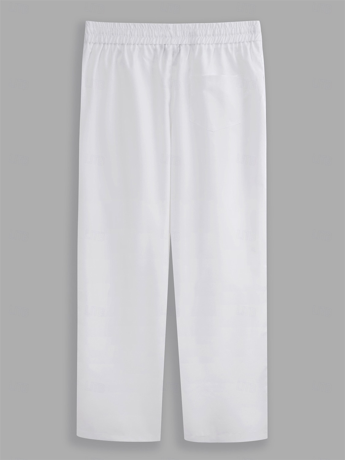 Per uomo Pantaloni di Lino Pantaloni Estivi Coulisse Elastico in vita Bottone laterale Semplice Confortevole Traspirante Lunghezza intera Casuale Quotidiano All'aperto Vacanza Classico Nero Bianco del 2026 a $29.99 –P8