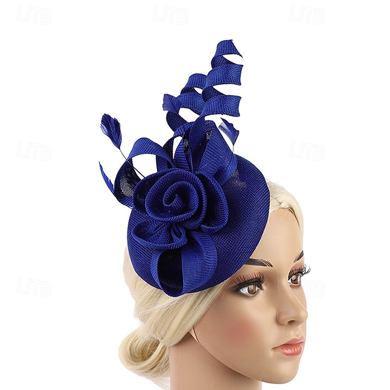 Fascinators Flax Wedding Birthday Elegant Vintage Cute With Floral Headpiece Headwear 2026 - $21.99 –P4