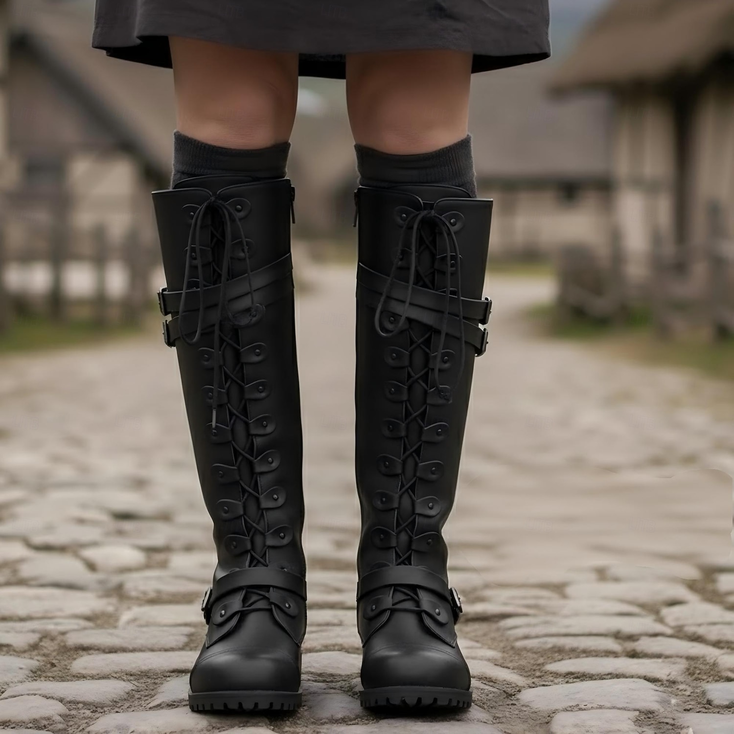 Средневековый Эпоха возрождения Стимпанк Ботинки Кельтский рыцарь Маскарадный костюм Жен. Хэллоуин Карнавал Выступление РИЖД Рен Фэйр Взрослые Туфли 2026 - $42.99 –P11
