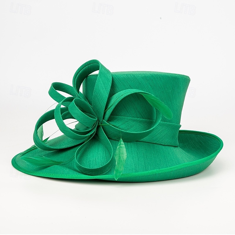 Klobouky Polyester Svatební Narozeniny Elegantní Vinobraní Roztomilý S Rukáv Přílba Pokrývky Hlavy 2026 - $65.99 –P15