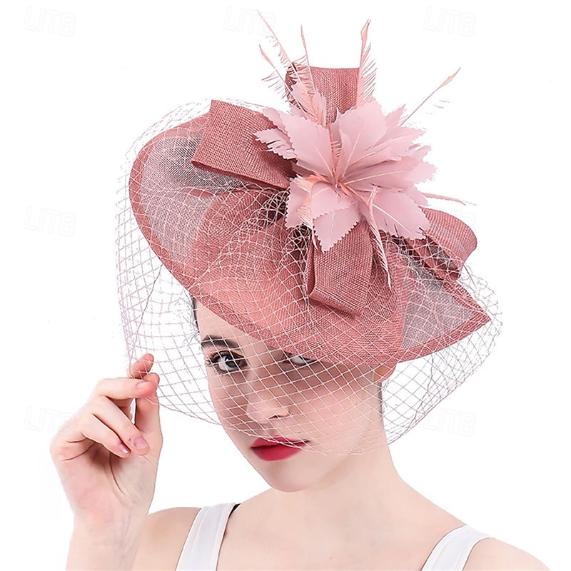 Fascinators Net Wedding Birthday Elegant Vintage Cute With Feather Tulle Headpiece Headwear 2026 - $22.99 –P3