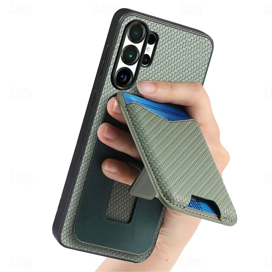 telefon Maska Pentru Samsung Galaxy S26 S26 Plus S26 Ultra Capac Spate Portofel Card rezista Suport Inel Cataramă inel Retro TPU PU piele 2026 - $12.99 –P7