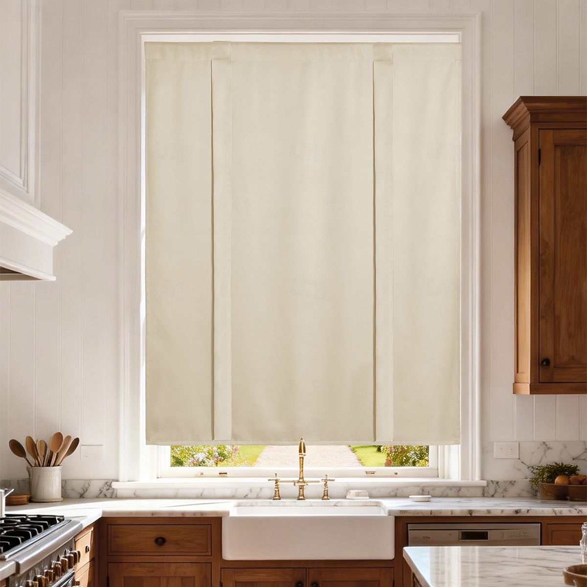 Cortinas blackout de cor sólida para café, cortinas curtas com amarração para cozinha, painéis blackout para janelas pequenas, banheiro e cozinha. de 2026 por AU $23.23 –P10