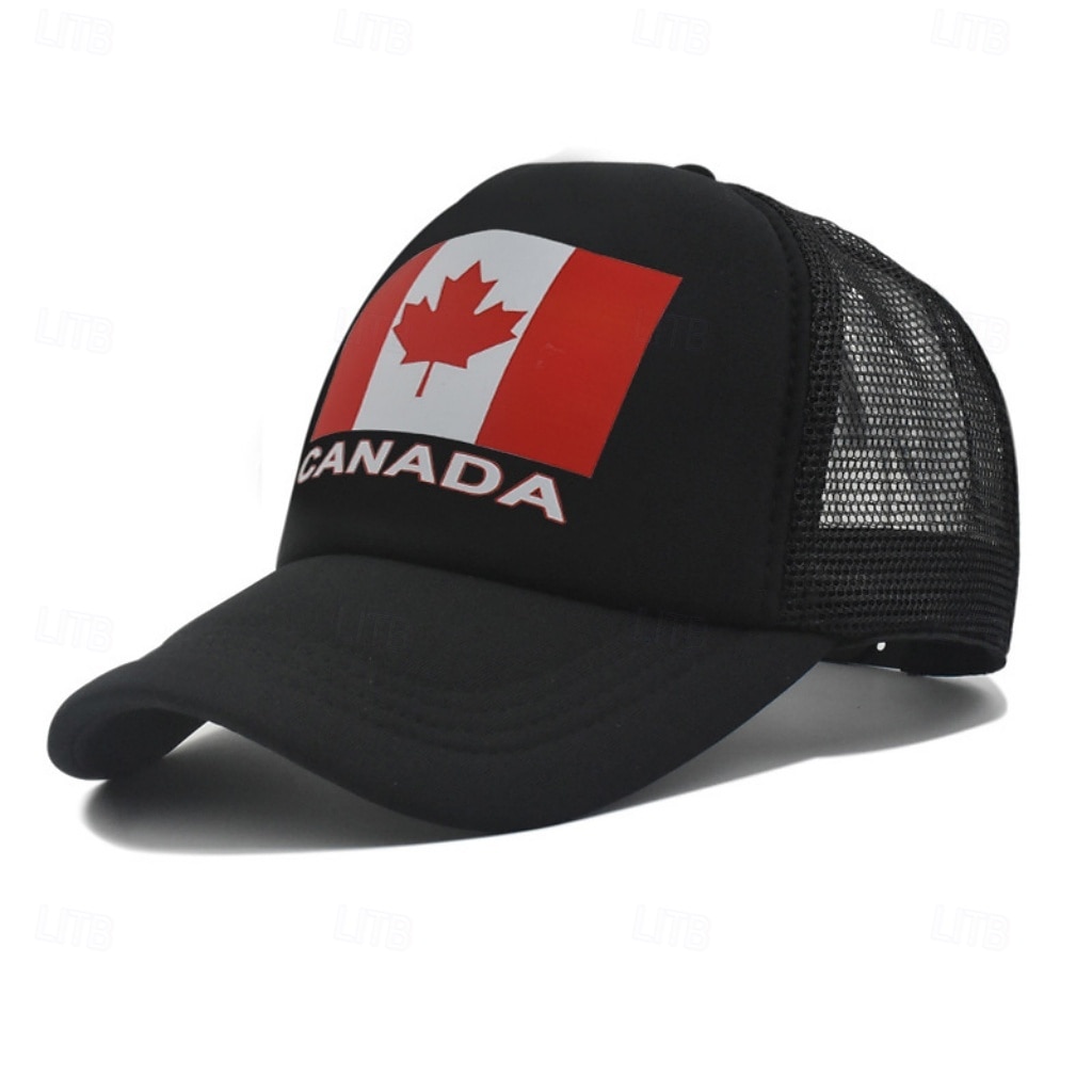 Per uomo Cappellino da Baseball Cappello da Sole Blu Nero Poliestere Patchwork Moda Streetwear Casual Casuale Quotidiano All'aperto Grafico Bandiera Protezione Solare Protezione solare Traspirabilità del 2026 a $4.49 –P2