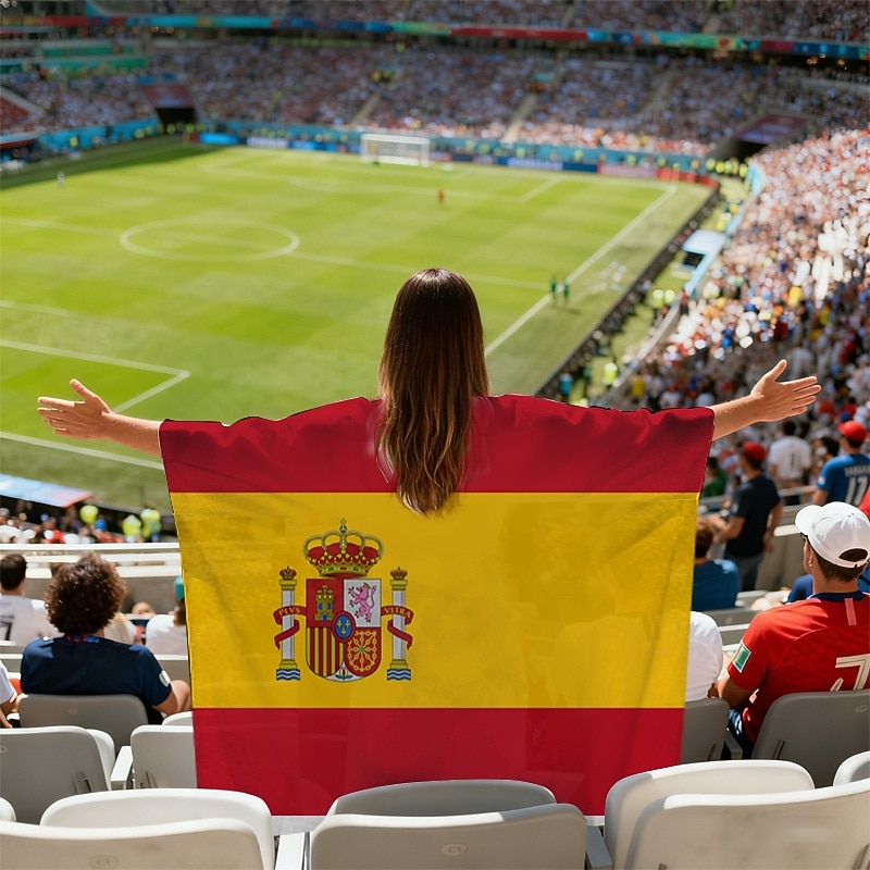 Partita mondiale di calcio 2026 Mantello Costume Bandiera Ventilatori Adulti Unisex Feste Partita di calcio Evento di calcio Vestirsi del 2026 a $17.49 –P27