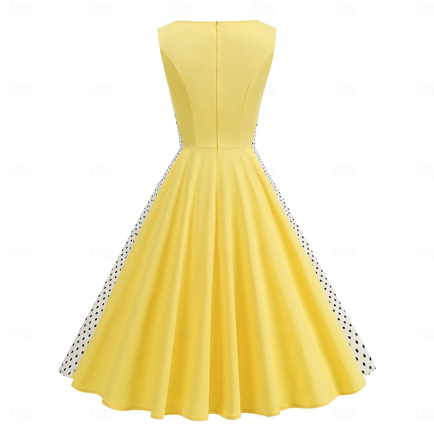 1950s Retro Vintage Rockabilly Dress Swing Dress Flare Dress Sleeveless Polka dots Fit & Flare Swing Fancy Dress Women's Carnival Masquerade Prom Office / Career Event / Party Adults' Homecoming 2026 - $48.99 –P3