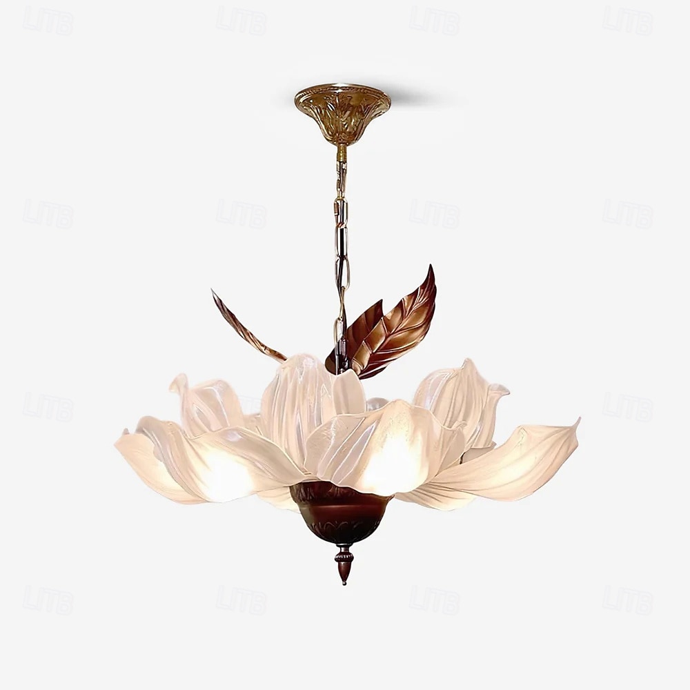 Pendant lamp Bloom Metal Acrylic Flower Chandelier Light Fixture Large Round Chandelier Hanging Ceiling Lamp 2026 - $349.99 –P1
