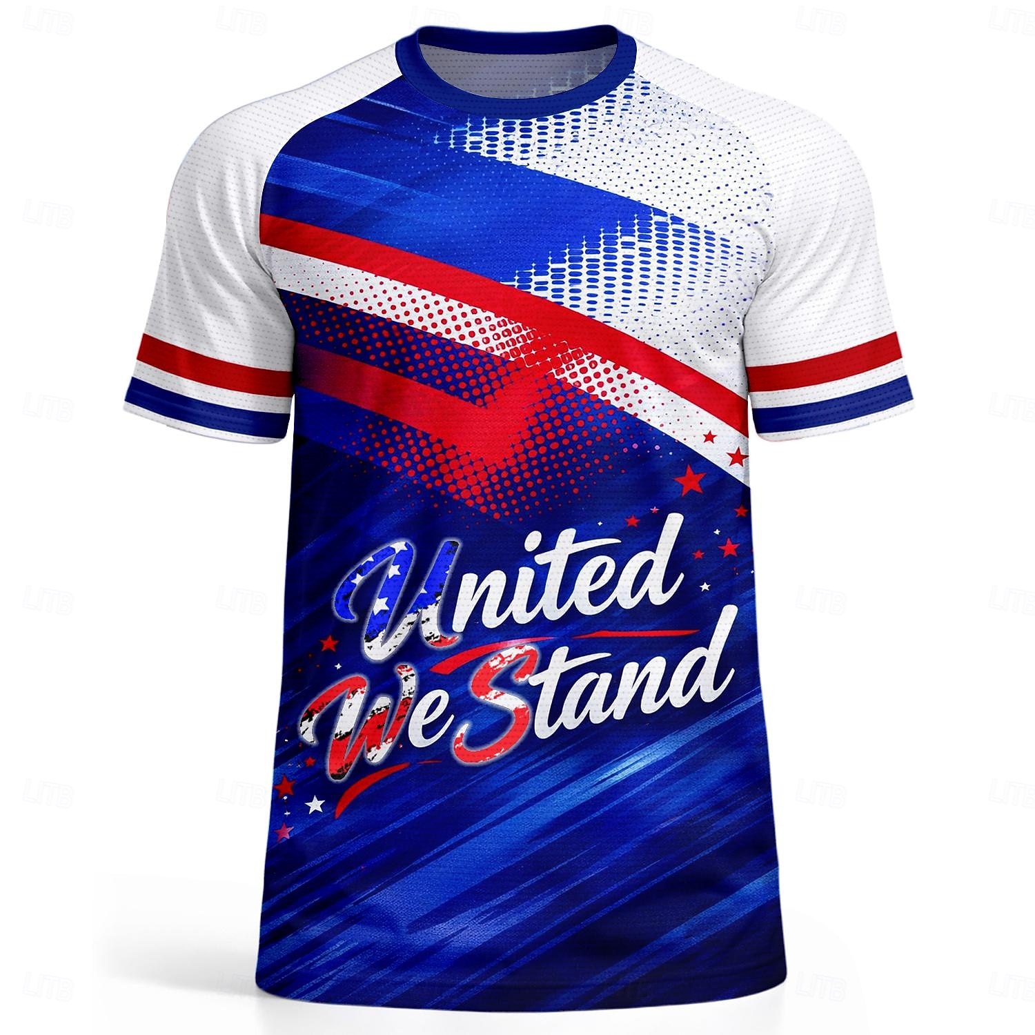 Unisexo Camisa de futebol Geométrica EUA Blusas de moletom Camiseta esportiva Verão Bloco de cor Manga Curta UPF 50 Secagem Rápida Pavio Humido Respirável Torneio Futebol Americano Casual Corrida de 2026 por $18.99 –P3