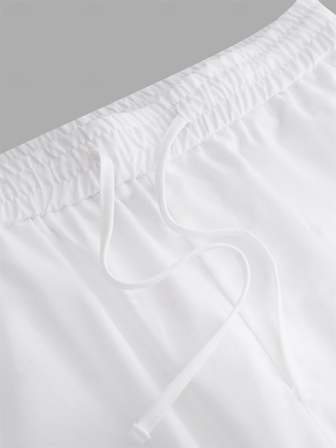 Per uomo Pantaloni di Lino Pantaloni Estivi Coulisse Elastico in vita Bottone laterale Semplice Confortevole Traspirante Lunghezza intera Casuale Quotidiano All'aperto Vacanza Classico Nero Bianco del 2026 a $29.99 –P1