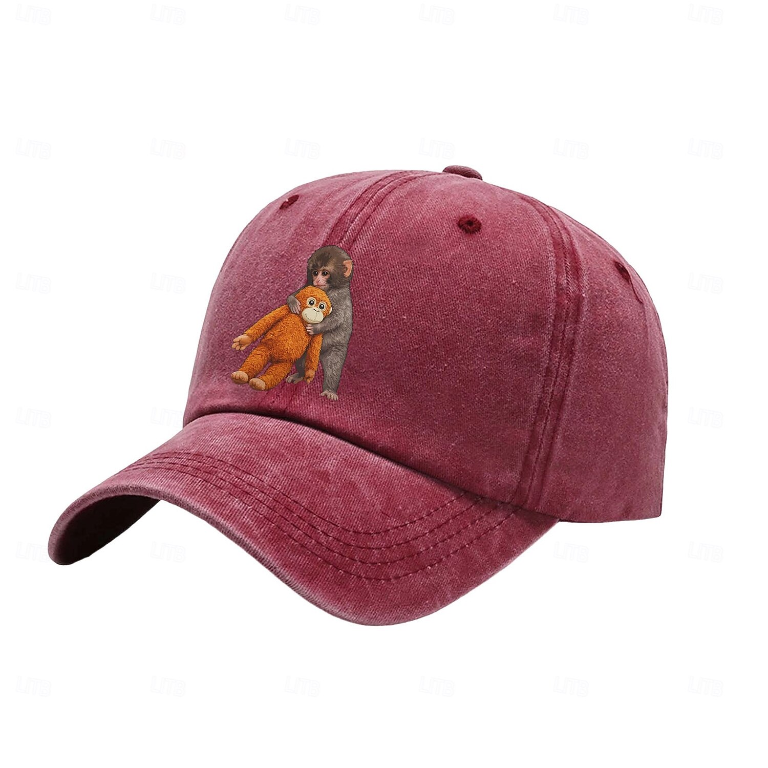 Tým Punch Monkey Meme Baseball Cap vtipná vintage praná bavlněná nastavitelné čepice pro muže a ženy 2026 - $16.99 –P3