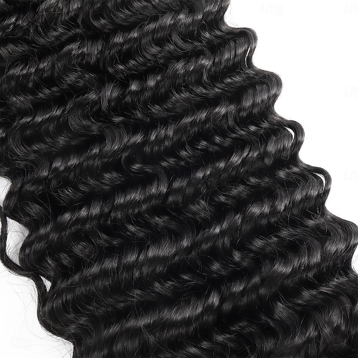 Cabelo humano ondulado profundo em 3 pacotes, adequado para mulheres negras, de 30 a 70 cm (12 a 28 polegadas). de 2026 por E£12750.3 –P4