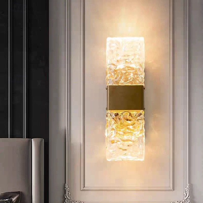 Gold Sconces Wall Lighting - Crystal Wall Sconces Modern Bathroom Vanity Light Fixtures Hardwire Modern LED Wall Mounted Sconces for Hallway Living Room 2026 - $146.59 –P1