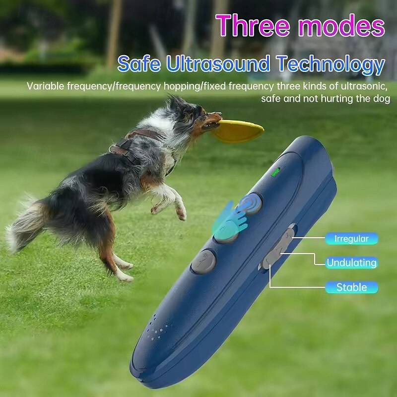 Dispositivo portátil de control de ladridos para perros con carga USB, disuasorio para el entrenamiento de mascotas. 2026 - $29.99 –P2