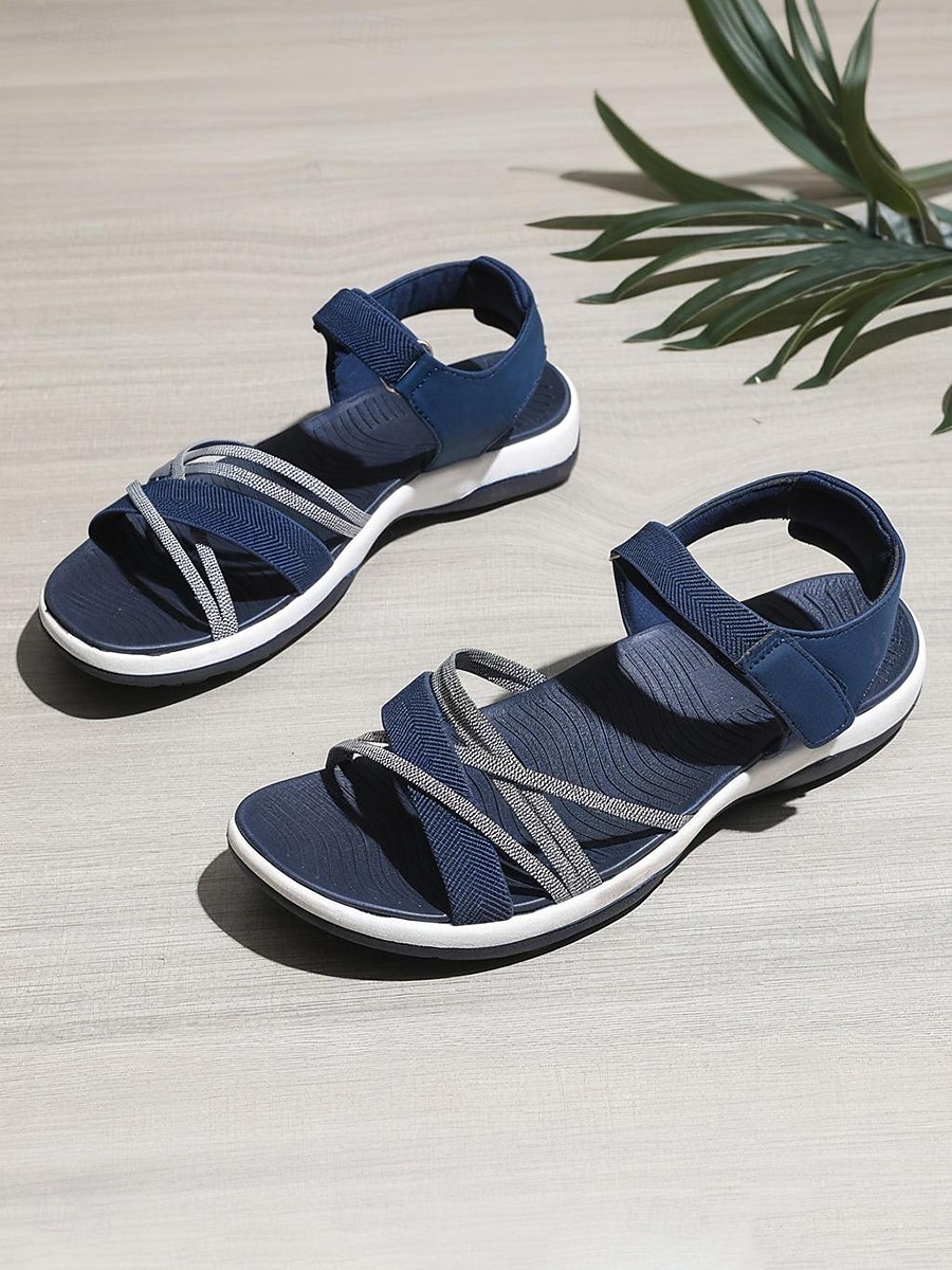 Women's Outdoor Sport Sandals with Magic Tape Straps, Comfortable Walking Shoes for Hiking, Beach and Casual Outdoor Adventures 2026 - $26.99 –P3