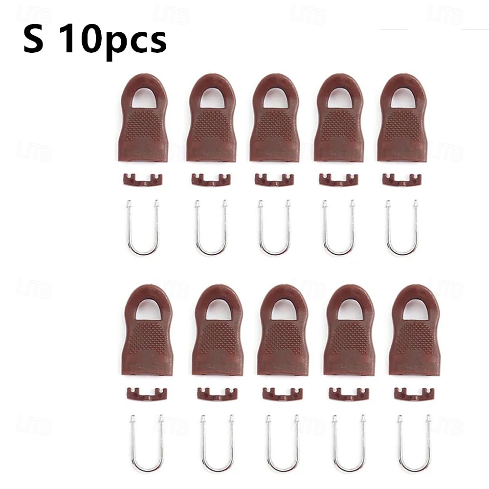 10Pcs Replacement Zipper Slider Pull Puller End Fit Rope Tag Clothing Zip Fixer Buckle Zip Cord Tab Bag Suitcase Backpack Tent 2026 - $9.99 –P9