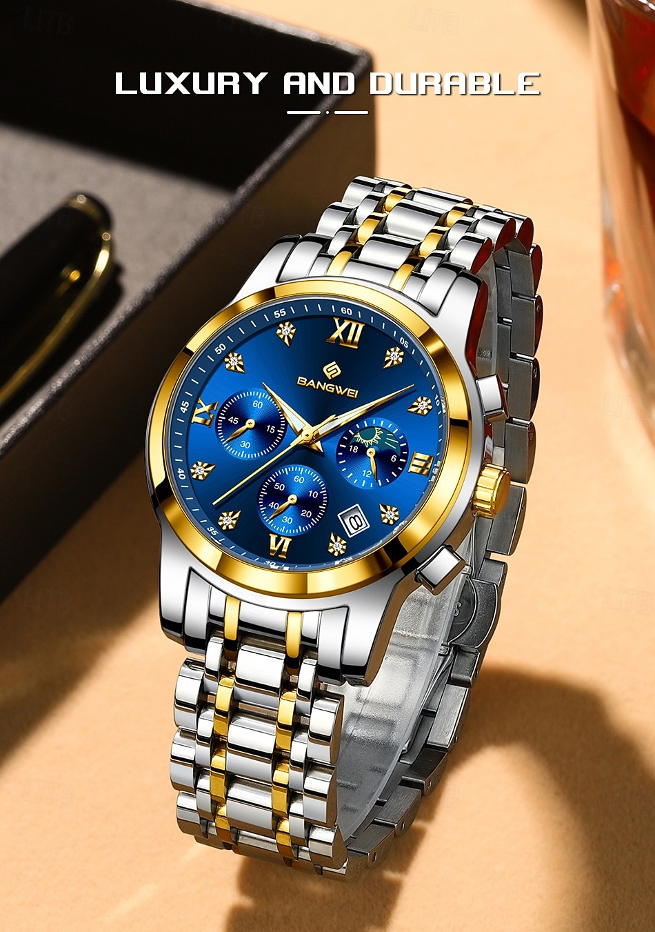 LIGE Men Quartz Watch Minimalist Luminous Stainless Steel Watch 2026 - $29.99 –P7