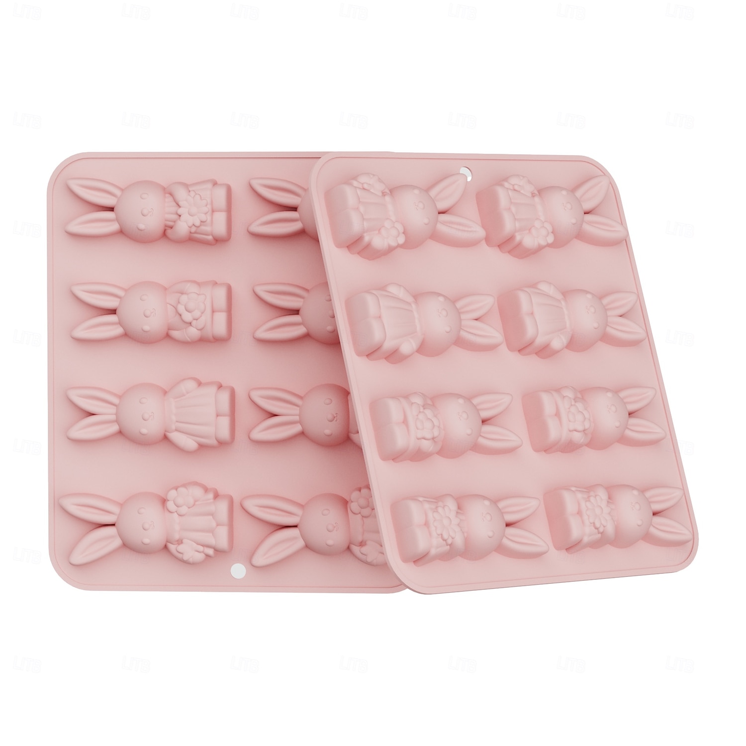 Easter Bunny Silicone Molds, 3D Bunny Chocolate Mold Easter Rabbit Mould, Suitable for Making Easter Treats, Baking, Cakes, Jellies, Ideal for Easter Party & Home DIY Crafts 2026 - $10.49 –P6