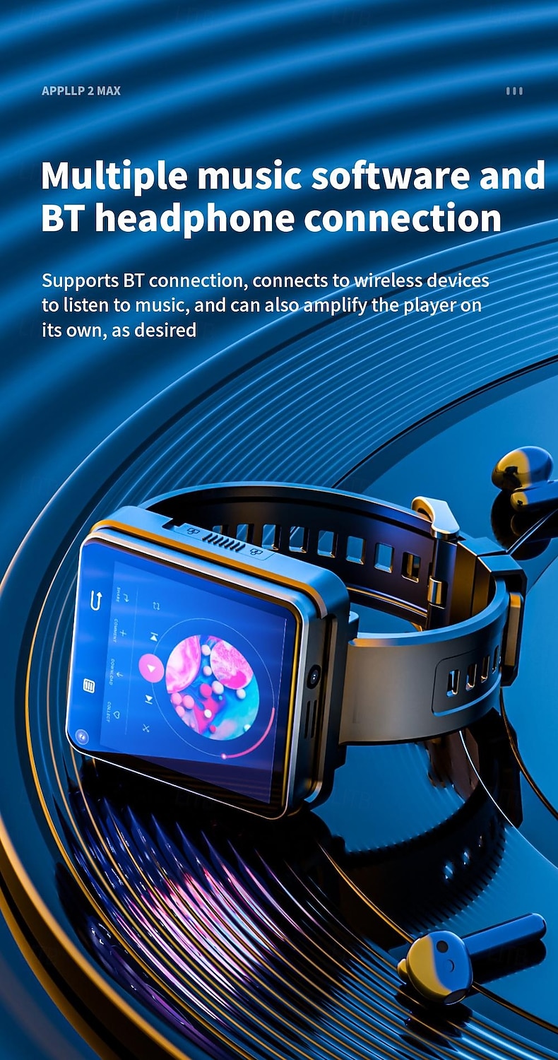 LOKMAT APPLLP 2 MAX Smart Watch 2.64 inch 4G LTE Cellular Smartwatch Phone Pedometer Call Reminder Alarm Clock Compatible with Null Unisex GPS Hands-Free Calls Media Control IPX-4 57mm Watch Case 2026 - $243.89 –P13