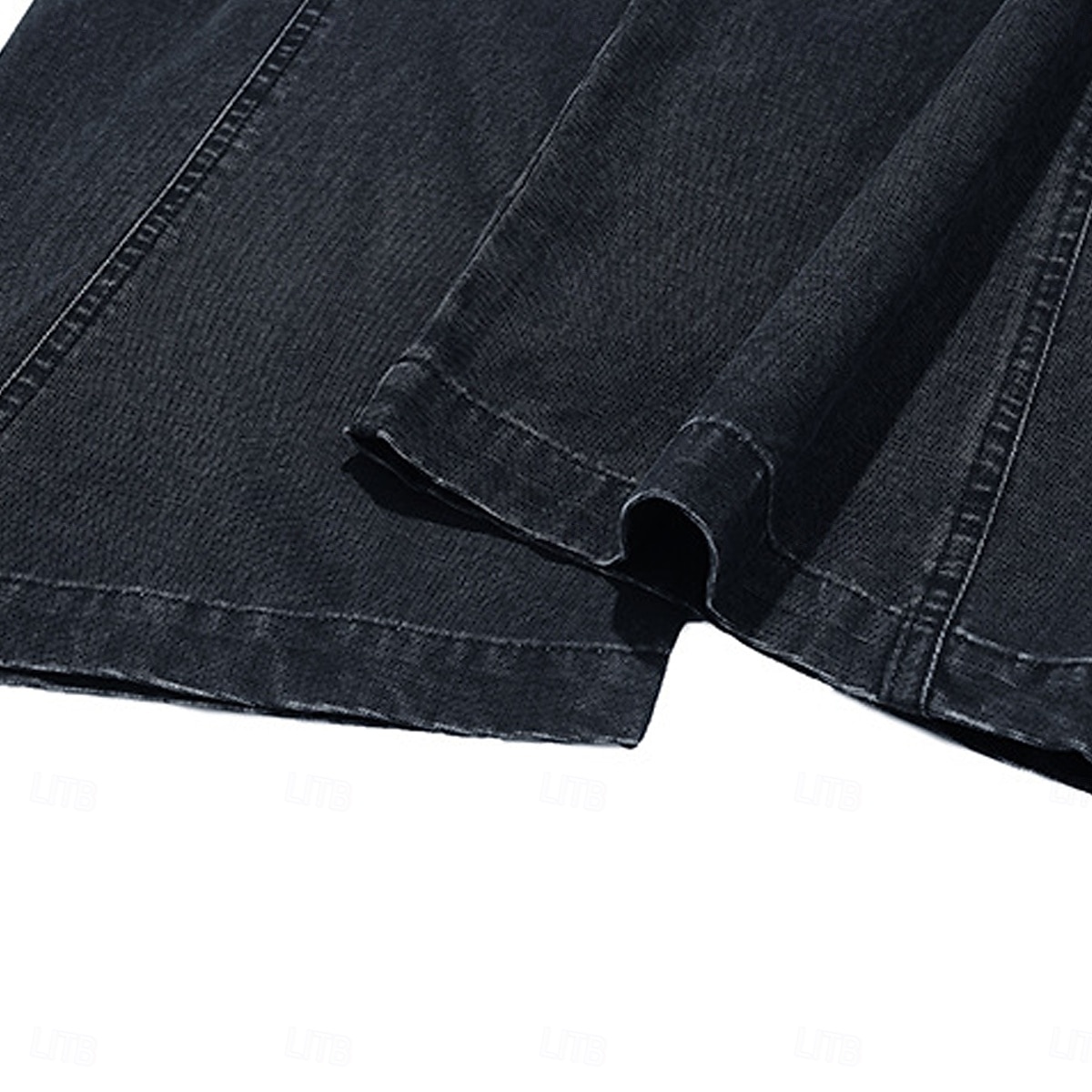 Pantalon cargo en denim 100 % coton softfade™ pour homme, coupe décontractée, taille élastiquée avec cordon de serrage, jambes larges, coupe unie, confortable et respirant, longueur standard, style décontracté au quotidien, idéal pour les activités de ple de 2026 ? $37.99 –P6