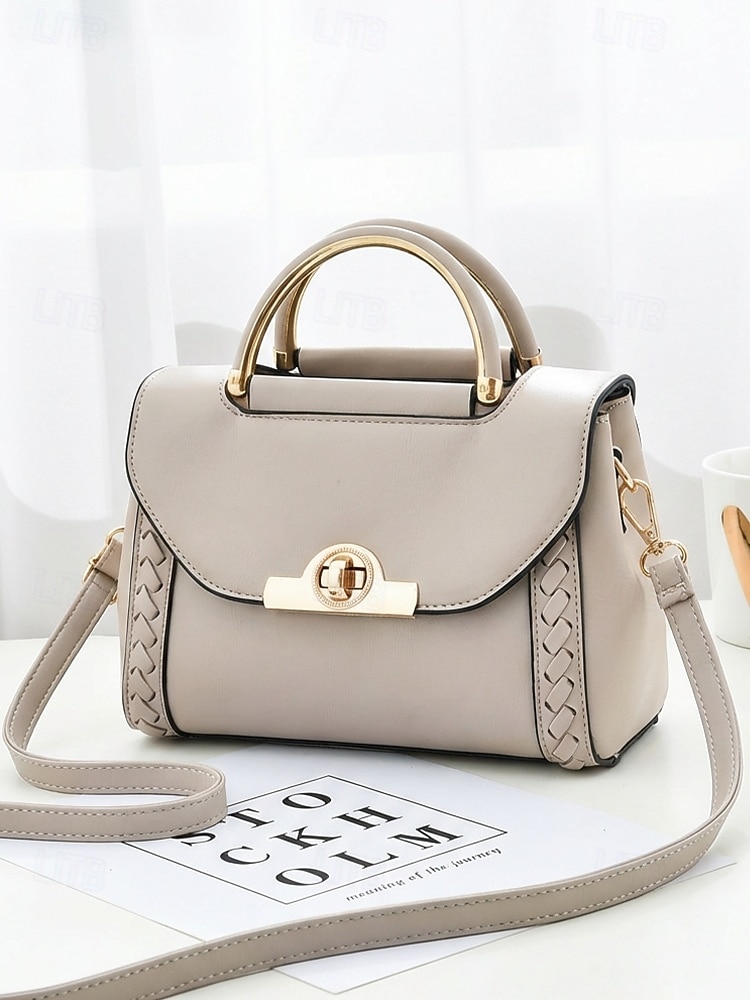 Sac à main bandoulière femme en similicuir avec poignée supérieure et bandoulière réglable, élégant sac à main multicolore pour un usage quotidien décontracté, les trajets domicile-travail et les sorties en vacances. de 2026 ? $24.99 –P10