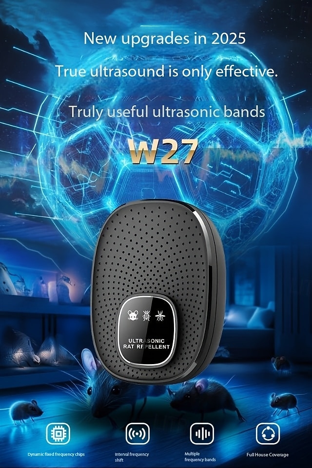 2 Pack Portable Smart Sonic Insect Repeller, Mosquito Repeller, And Mouse Repeller, Utilizing Variable Frequency Sonic Technology For Insect And Pest Control 2026 - $24.99 –P1