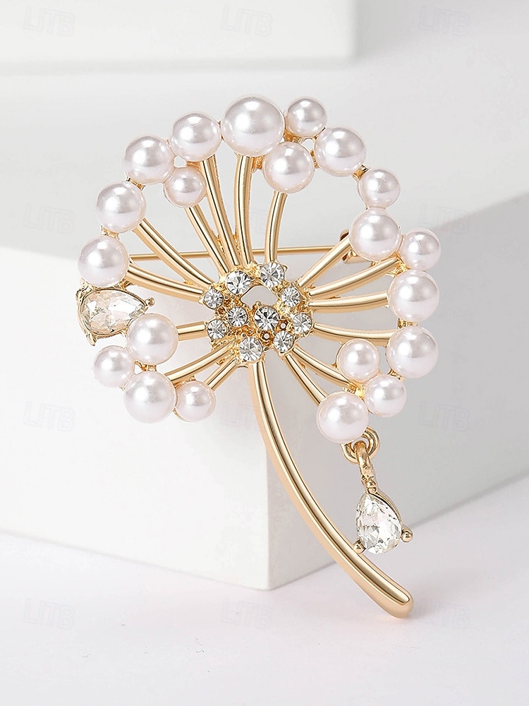 Naisten voikukasta tehty helmikorvakoru, kulta- ja hopeanväriset, elegantti ja tyylikäs, täydellinen häihin, juhliin ja toimistokäyttöön 2026 - $11.99 –P5