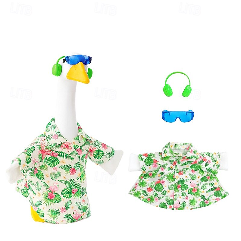 Roupa para ganso de jardim com touca, ideal para estátua de ganso de concreto de 58 a 63 cm (23 a 25 polegadas), acessório decorativo para jardim na primavera e no verão. Apenas a roupa, o ganso não de 2026 por $18.99 –P5