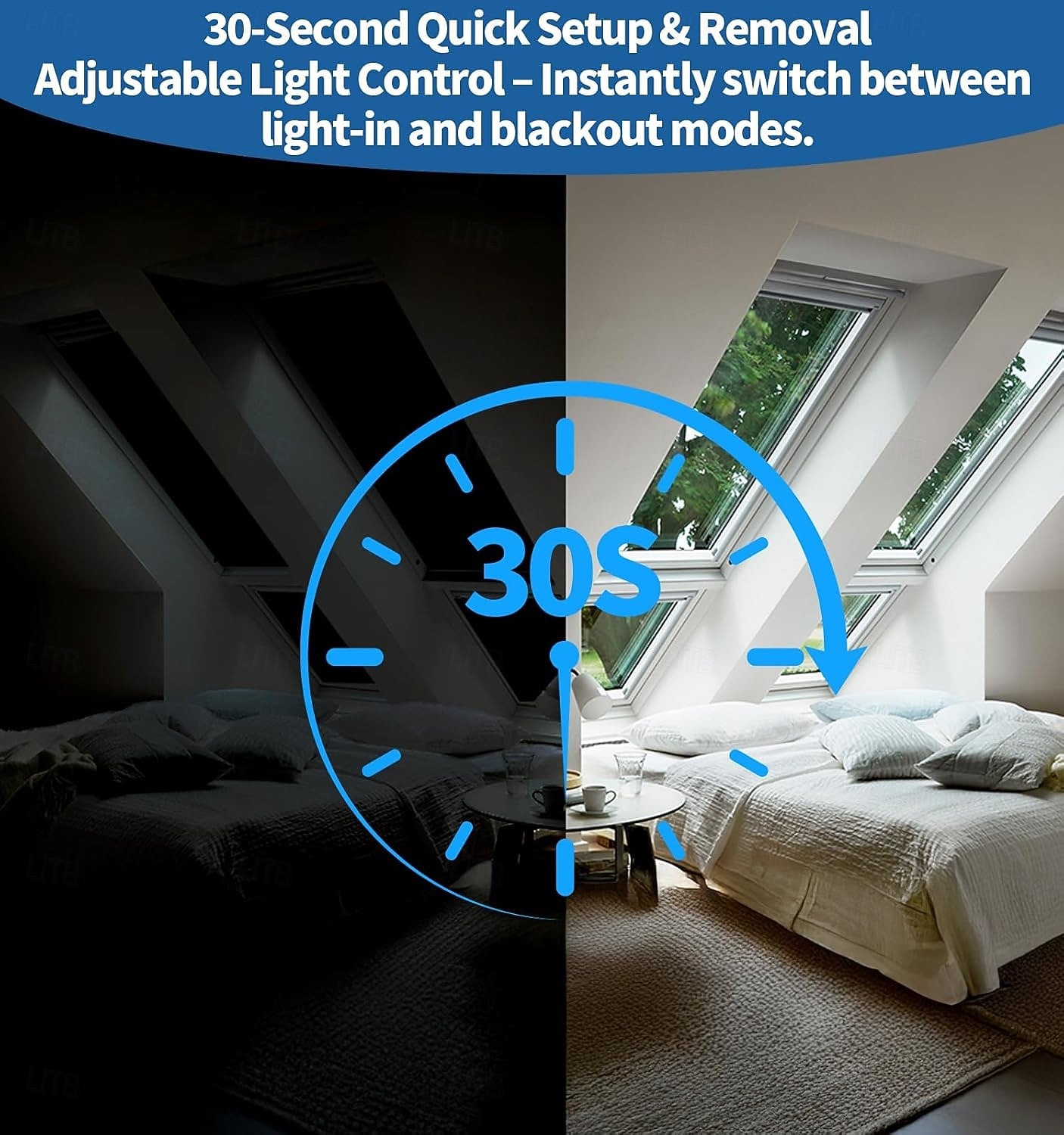 100% zatemňovací závěsy do ložnice, magnetické přenosné zatemňovací rolety na cesty, zatemňovací okenní závěsy bez vrtání, s možností řezání do ložnice, dětského pokoje, mediální místnosti, karavanu 2026 - $10.99 –P5